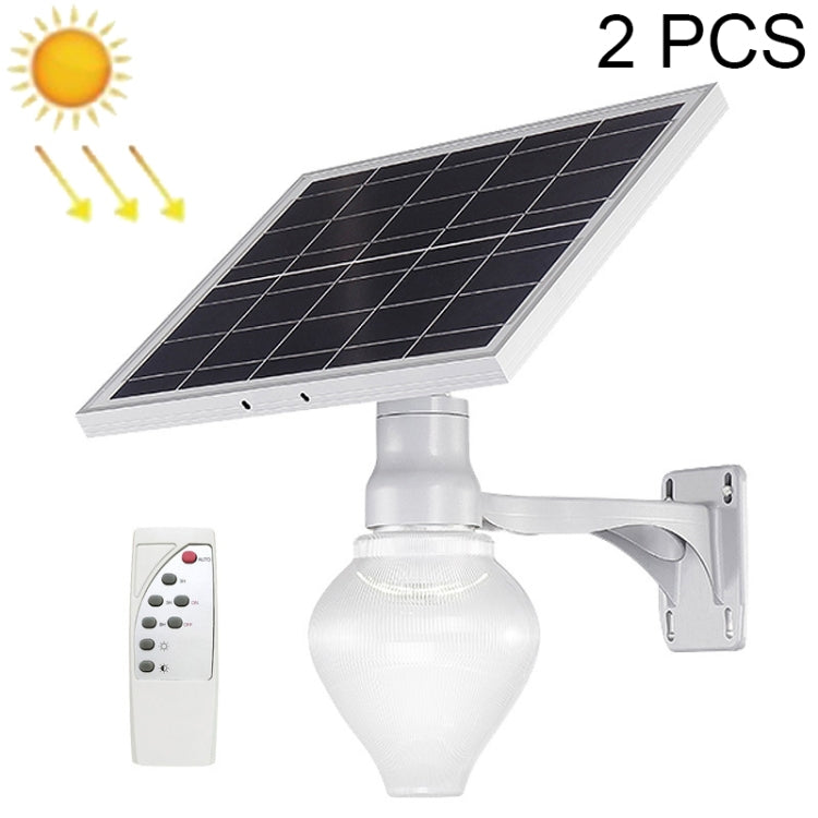 2 PCS LV-86 Solar Waterproof Garden Lighting Wall Light Solar Decorative Street Light