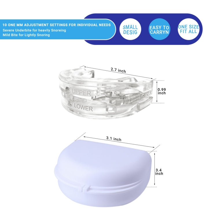 Dental Tray Adjustable Bite Sleep Aid Anti-Snoring Teeth Whitening Sports Braces Reluova