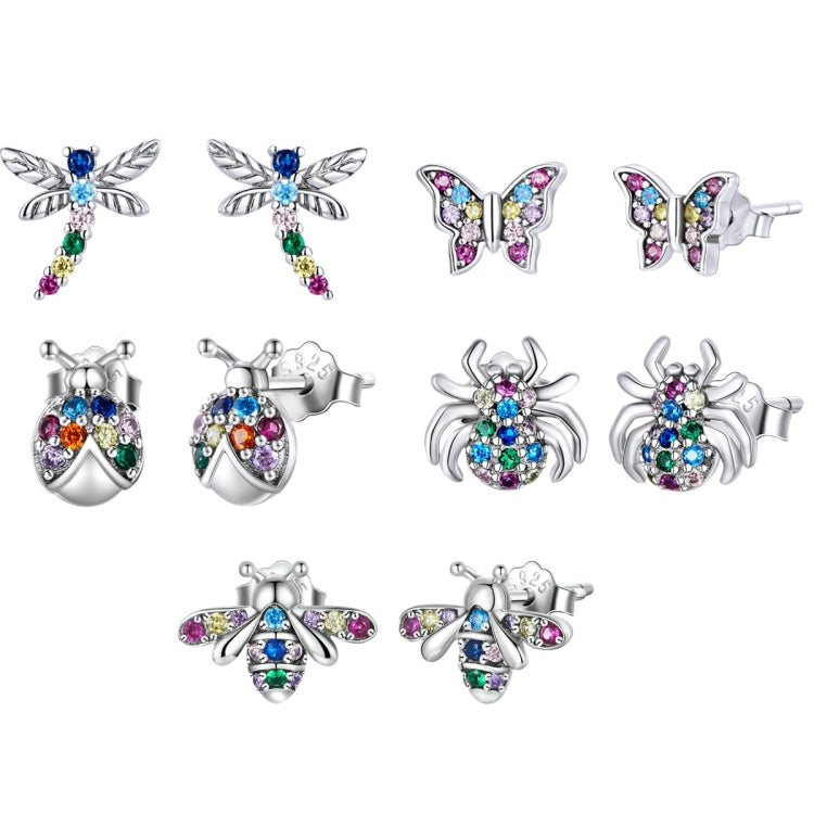 Insect Series Earrings 925 Silver Earrings, Style: