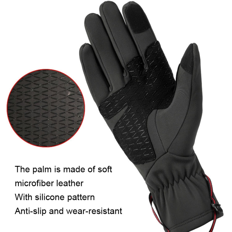 HUNTRANGE A037 Plus Velvet Sports Windproof Waterproof Touch Screen Riding Gloves Reluova