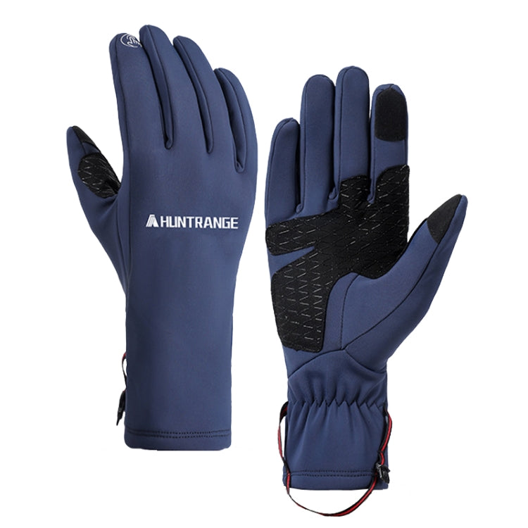 HUNTRANGE A037 Plus Velvet Sports Windproof Waterproof Touch Screen Riding Gloves Reluova