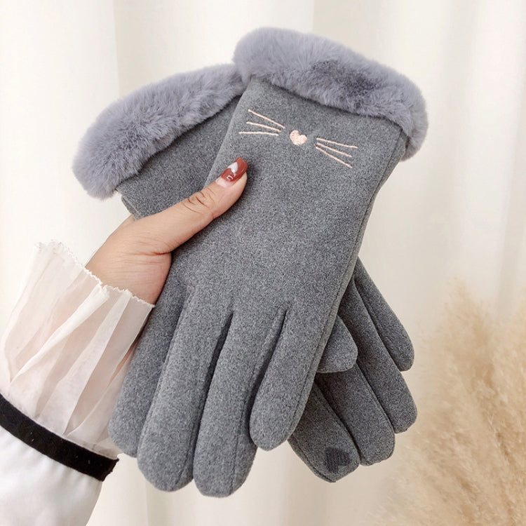 A56 Keep Warm Touch Screen Plus Velvet Толстые противохолодные перчатки для верховой езды 