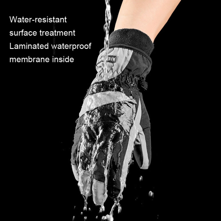 HLINTRANGE 061 Skiing Warm Gloves Sports Riding Waterproof Touch Screen Gloves