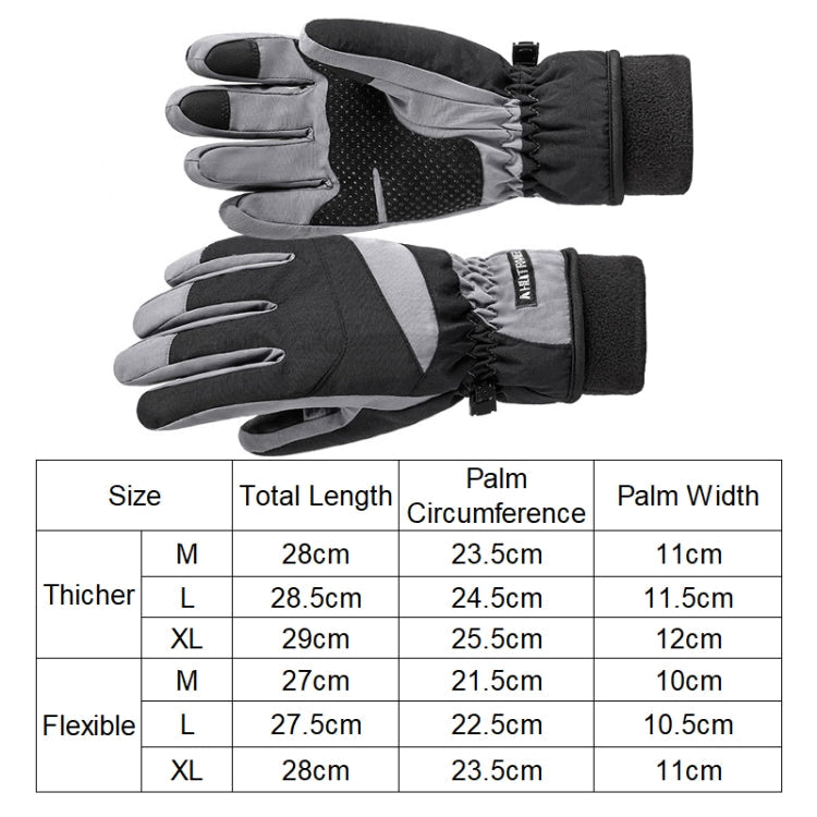 HLINTRANGE 061 Skiing Warm Gloves Sports Riding Waterproof Touch Screen Gloves