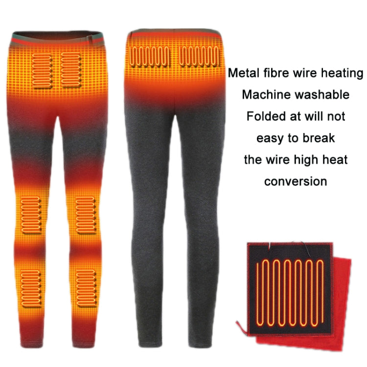 USB Rechargeable Smart Heating Outdoor Thickened Casual Trousers Reluova