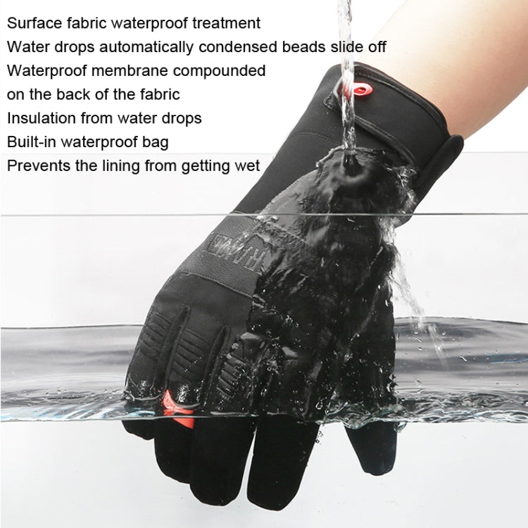 HUNTRANGE A055 Waterproof Riding Sports Touch Screen Keep Warm Gloves