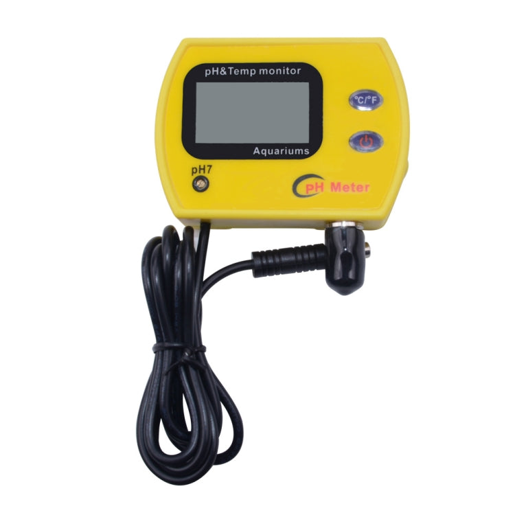 PH Tester Durable Acid Meter Swimming Pool Temperature Monitor With Backlight, Plug Type: Reluova