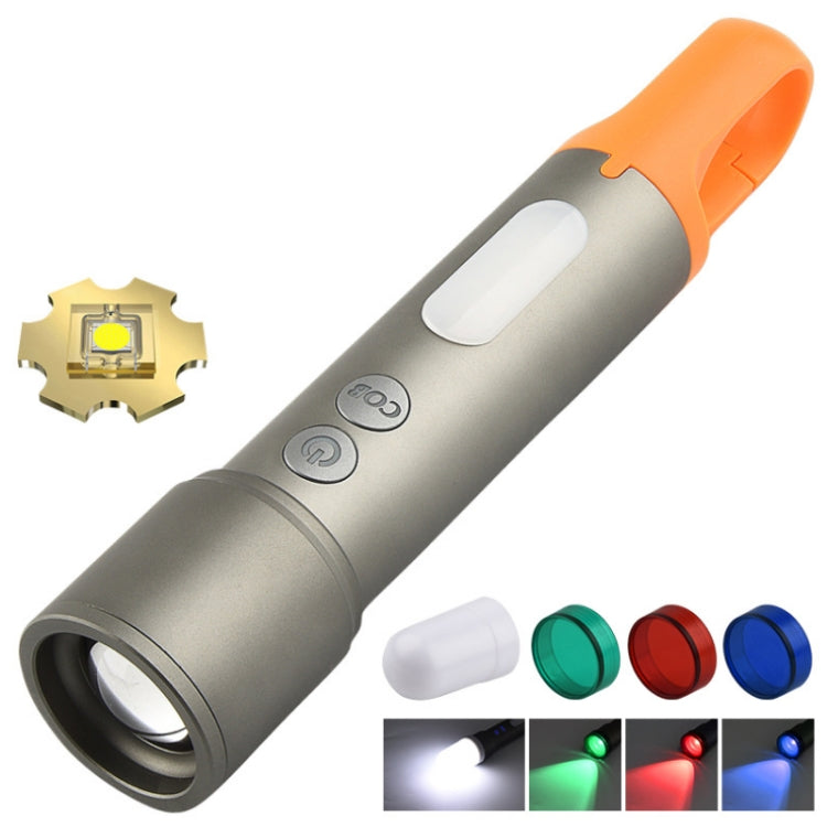 Type-C Rechargeable LED Telescopic Zoom Mini Flashlight My Store