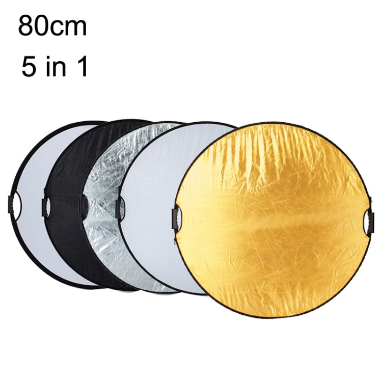 Selens  5 In 1 (Gold / Silver  / White / Black / Soft Light) Folding Reflector Board, Size: 100cm Triangle