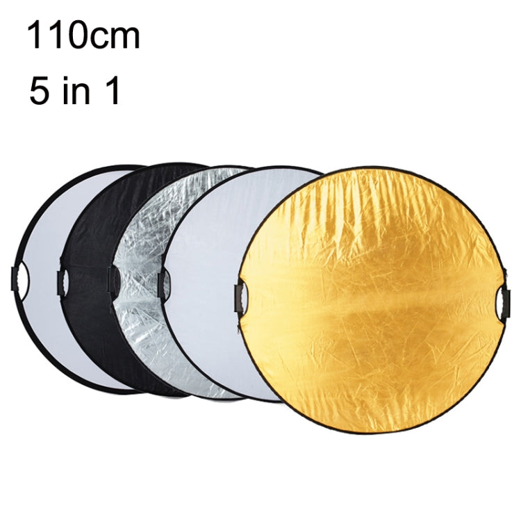 Selens  5 In 1 (Gold / Silver  / White / Black / Soft Light) Folding Reflector Board, Size: 100cm Triangle My Store