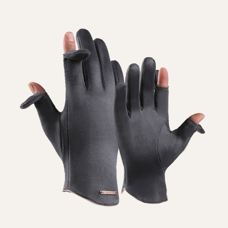 Touch Screen Plus Velvet Keep Warm Riding Gloves