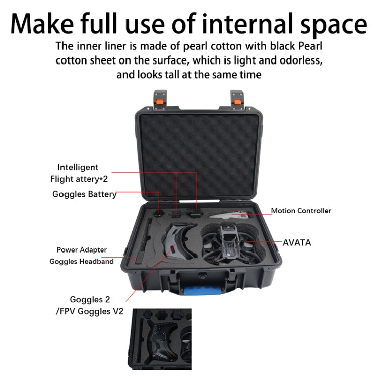 For DJI Avata Drone Explosion-proof Box Shockproof And Waterproof Bag My Store