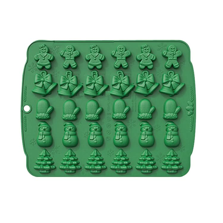 Christmas Supplies Drop Glue Mold Cake Barbecue Baking Tool, Color: Reluova