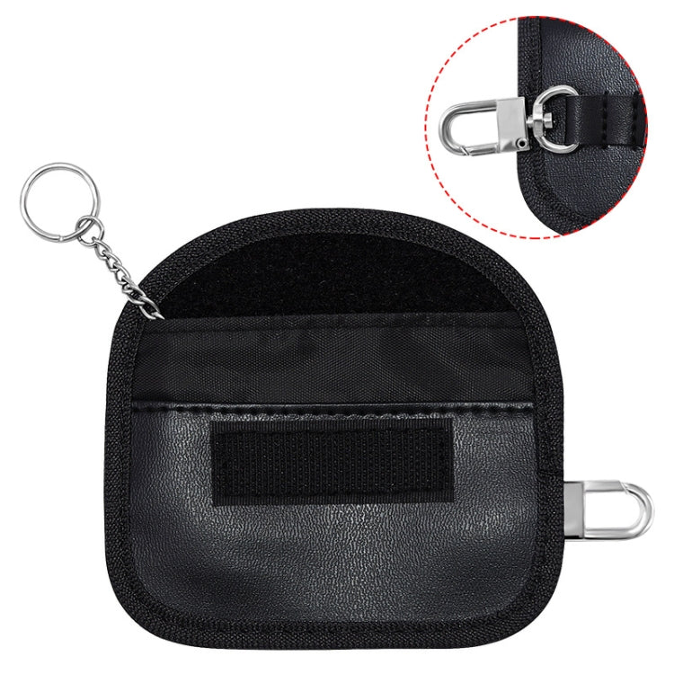 PU Leather RFID Cell Phone Car Key Signal Shielding Bag Anti Radiation Bag