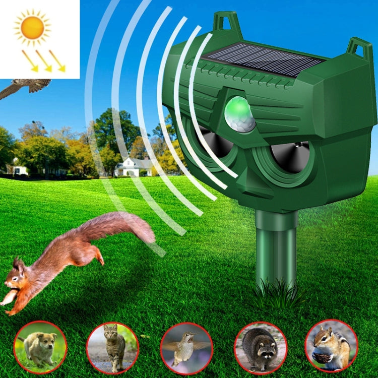 RC-543 Outdoor Solar Dog Repellent Infrared Ultrasonic Animal Bird Repellers My Store