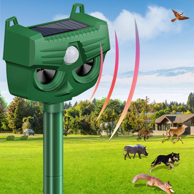 RC-543 Outdoor Solar Dog Repellent Infrared Ultrasonic Animal Bird Repellers My Store