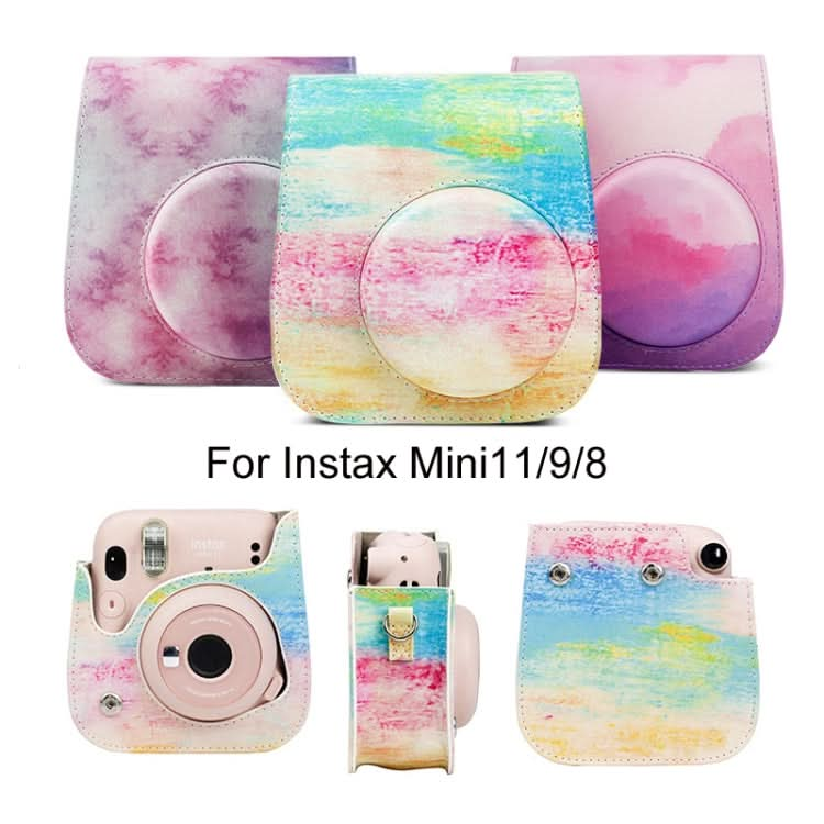 For Instax Mini11 / 9 / 8 PU Cortex Retro Camera Bag Protective Cover My Store