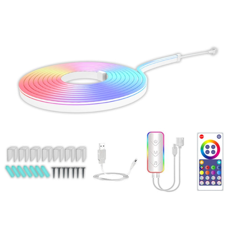 3m USB Illusion Music Neon 16 Million Color DIY Light Strip, Specification: Bluetooth My Store