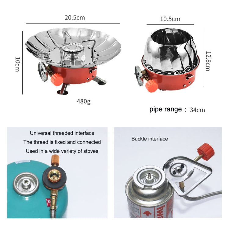 Outdoor Camping Mountaineering Portable Mini Gas Stove, Style: Reluova