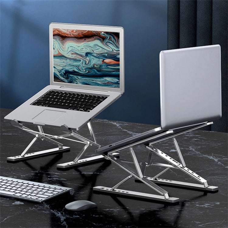 N8 Double-layer Foldable Lifting Aluminum Alloy Laptop Heat Dissipation Stand