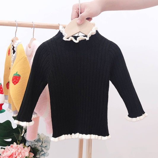 Autumn and Winter Girls Sweater Baby Warm Pullover Bottoming Shirt, Series 2