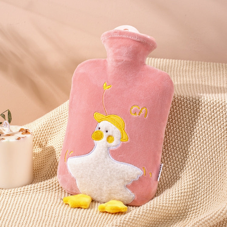 ZS103 Cartoon Plush Water-filled Hot Water Bags Explosion-proof Leak-proof Warming Water Bottle, Spec: