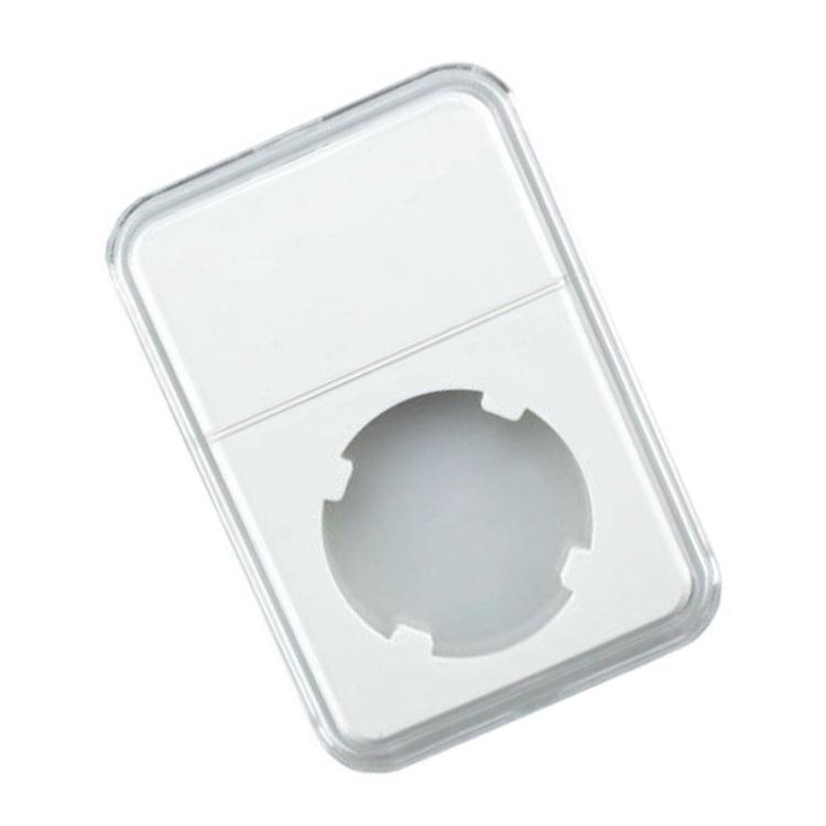 Commemorative Coin Identification Rating Box Coin Collection Box, Color: White (40mm)