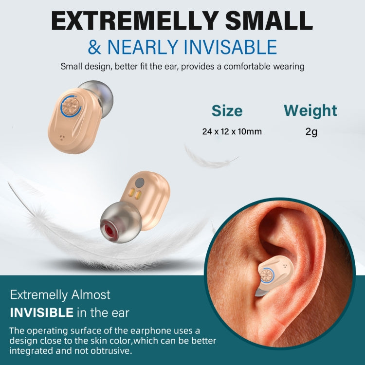 Z-127C TWS Charging Hearing Aid Sound Amplifier Auxiliary Listener