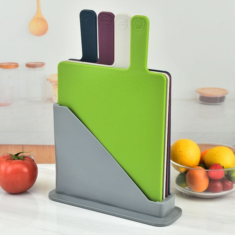 4 PCS/Set Multifunction Classified Plastic Cutting Board Set