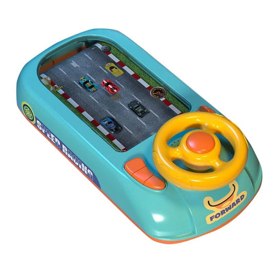 Children Steering Wheel Simulation Driving Toy Educational Electric Desktop Game Machine, Style: