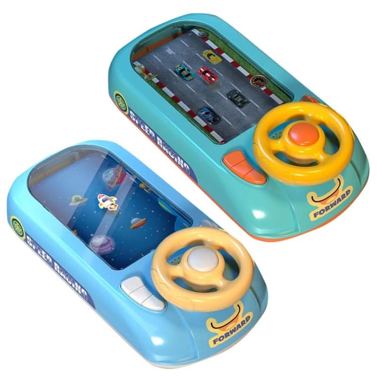 Children Steering Wheel Simulation Driving Toy Educational Electric Desktop Game Machine, Style: Reluova