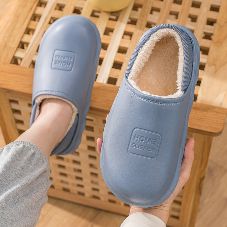 Winter Warm Velvet Thick Waterproof Cotton Slippers, Series 1