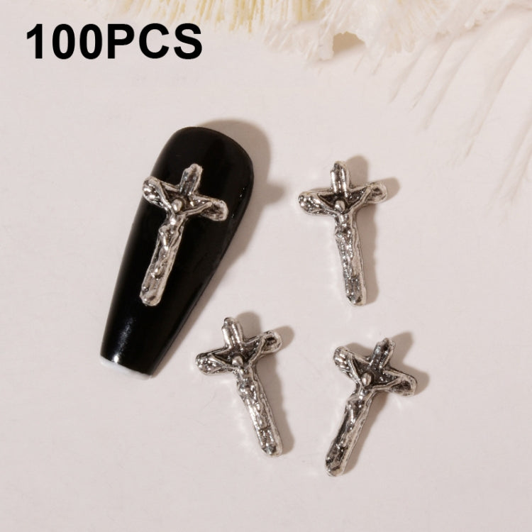 100pcs Nail Crocodile Vintage Alloy Jewelry Nail Metal Accessories, Series 1