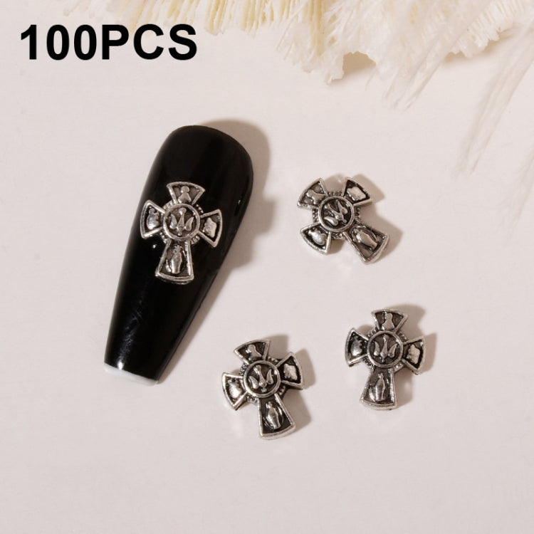 100pcs Nail Crocodile Vintage Alloy Jewelry Nail Metal Accessories, Series 1