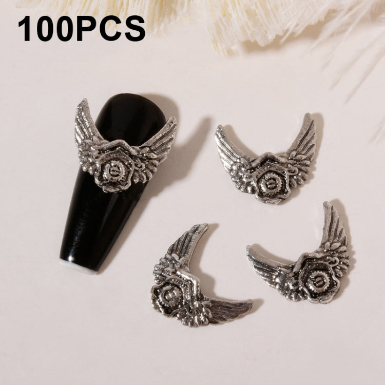 100pcs Nail Crocodile Vintage Alloy Jewelry Nail Metal Accessories, Series 1