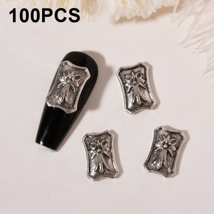 100pcs Nail Crocodile Vintage Alloy Jewelry Nail Metal Accessories, Series 1