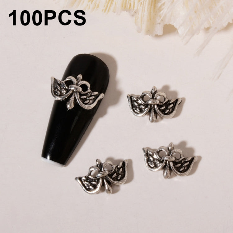 100pcs Nail Crocodile Vintage Alloy Jewelry Nail Metal Accessories, Series 1