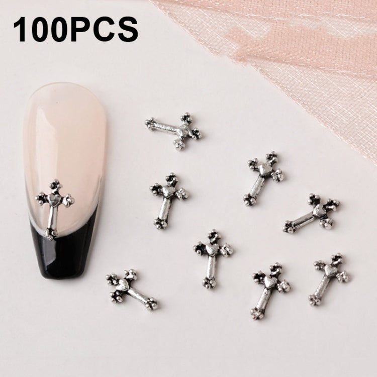 100pcs Nail Crocodile Vintage Alloy Jewelry Nail Metal Accessories, Series 1