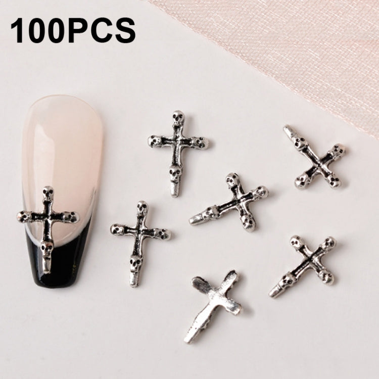 100pcs Nail Crocodile Vintage Alloy Jewelry Nail Metal Accessories, Series 1