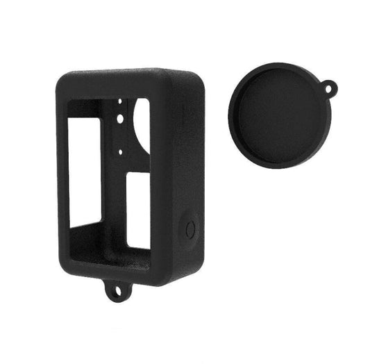 For DJI Osmo Action 3 Silicone Protective Case Lens Cap My Store