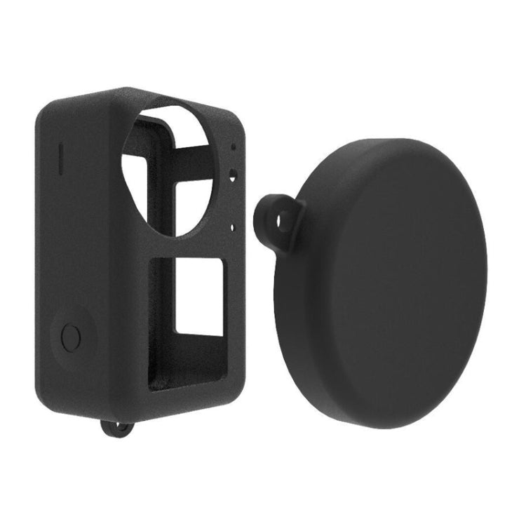 For DJI Osmo Action 3 Silicone Protective Case Lens Cap My Store