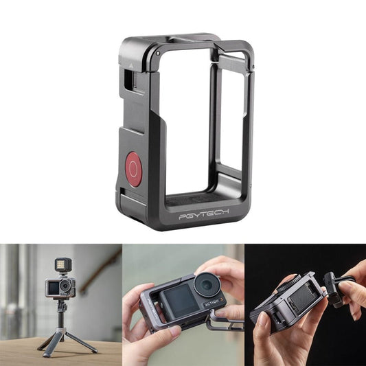 PGYTECH For DJI Osmo Action 3 Aluminum Alloy Camera Housing Shell Expansion Protective Frame My Store