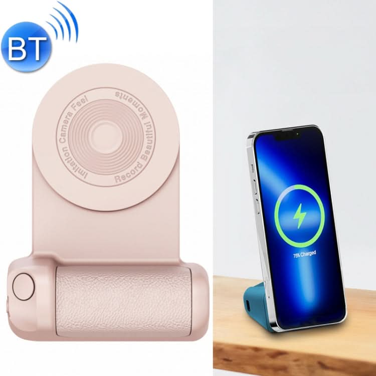 BBC-8 3 In1 Magnetic Absorption Wireless Charging Phone Stand Bluetooth Handheld Selfie Stick, Style: