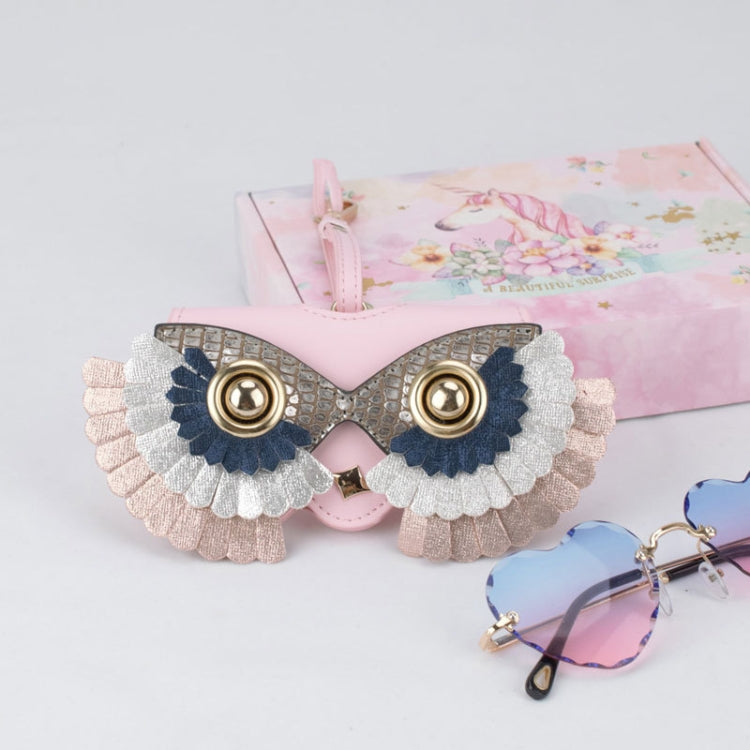 Cute Quirky PU Sunglasses Case Portable Glasses Bag with Hanging Buckle Reluova