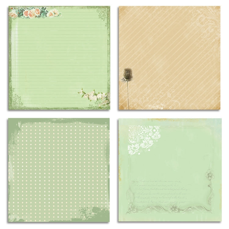 1 Sets PA1514 DIY Album Clipboard Handbook Card Background Paper, Size: 6 inch