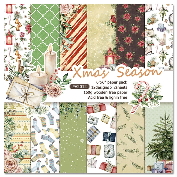 2 Sets PA2012 DIY Album Clipboard Handbook Card Background Paper-Reluova