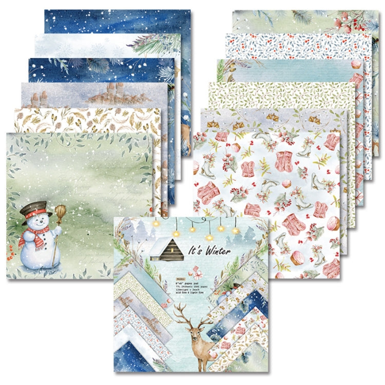 1 Sets PA2011 DIY Album Clipboard Handbook Card Background Paper, Size: 6 inch