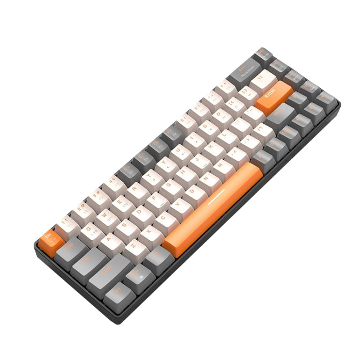 ZIYOU LANG K68 68 Keys Bluetooth Wireless Dual Model Mechanical Keyboard, Style: My Store