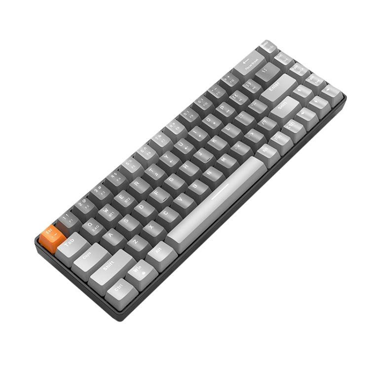 ZIYOU LANG K68 68 Keys Bluetooth Wireless Dual Model Mechanical Keyboard, Style: My Store