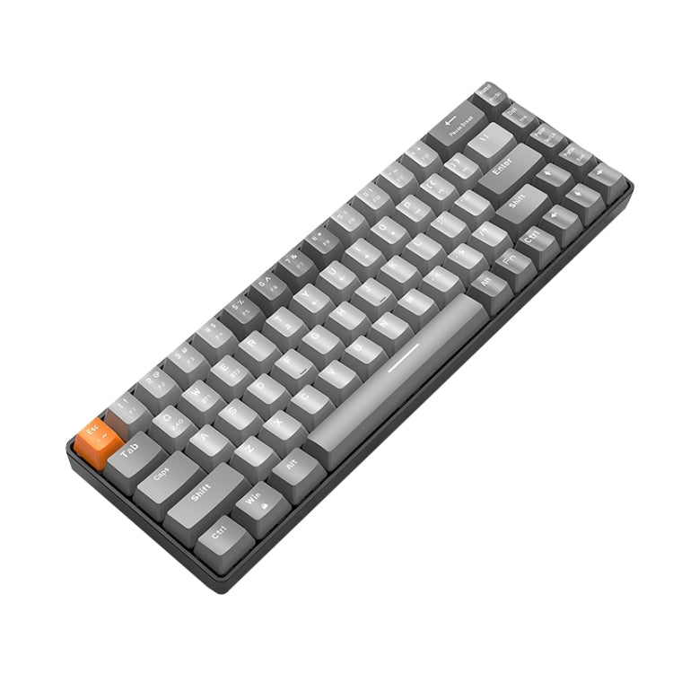 ZIYOU LANG K68 68 Keys Bluetooth Wireless Dual Model Mechanical Keyboard, Style: My Store